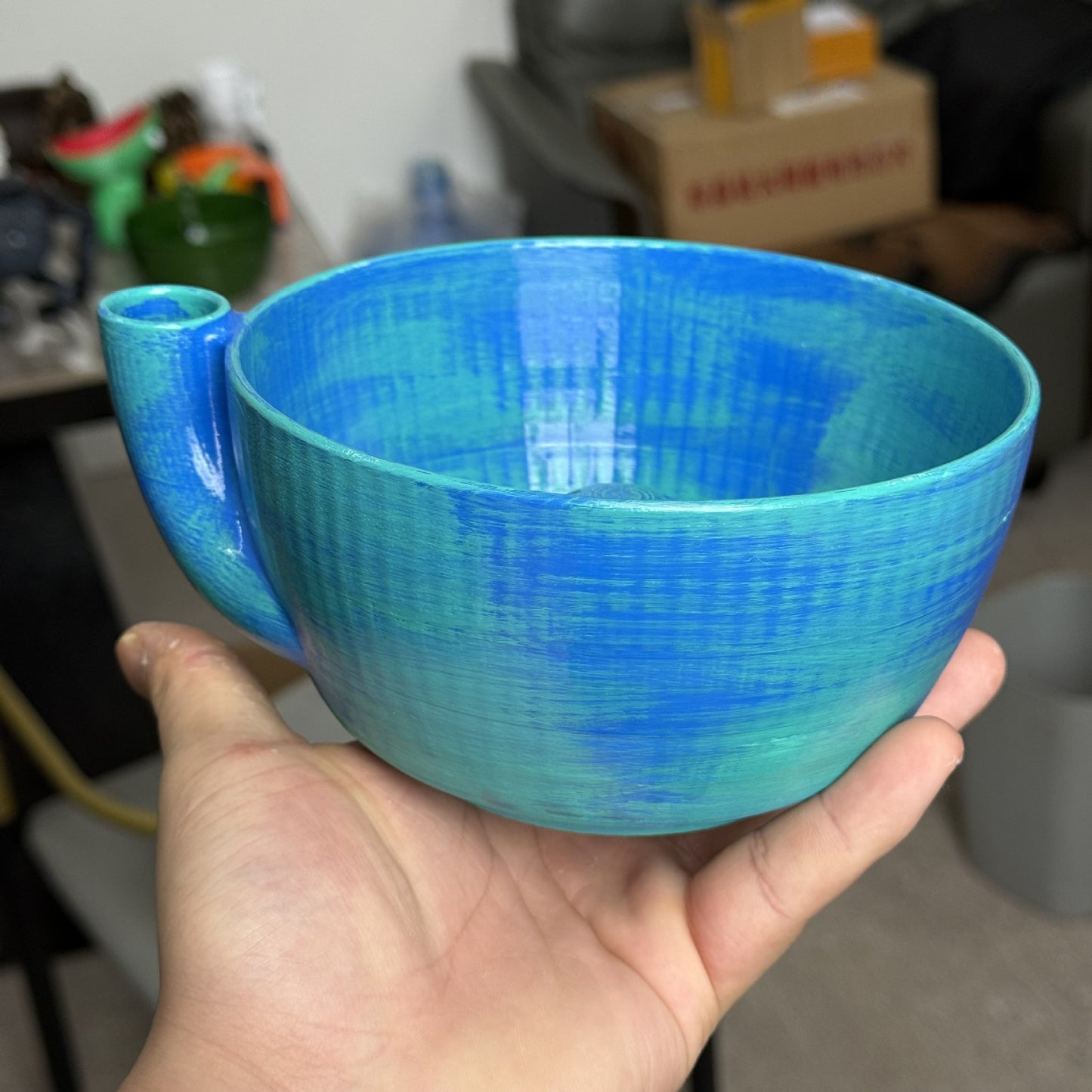 3D-printed berry vortex bowl