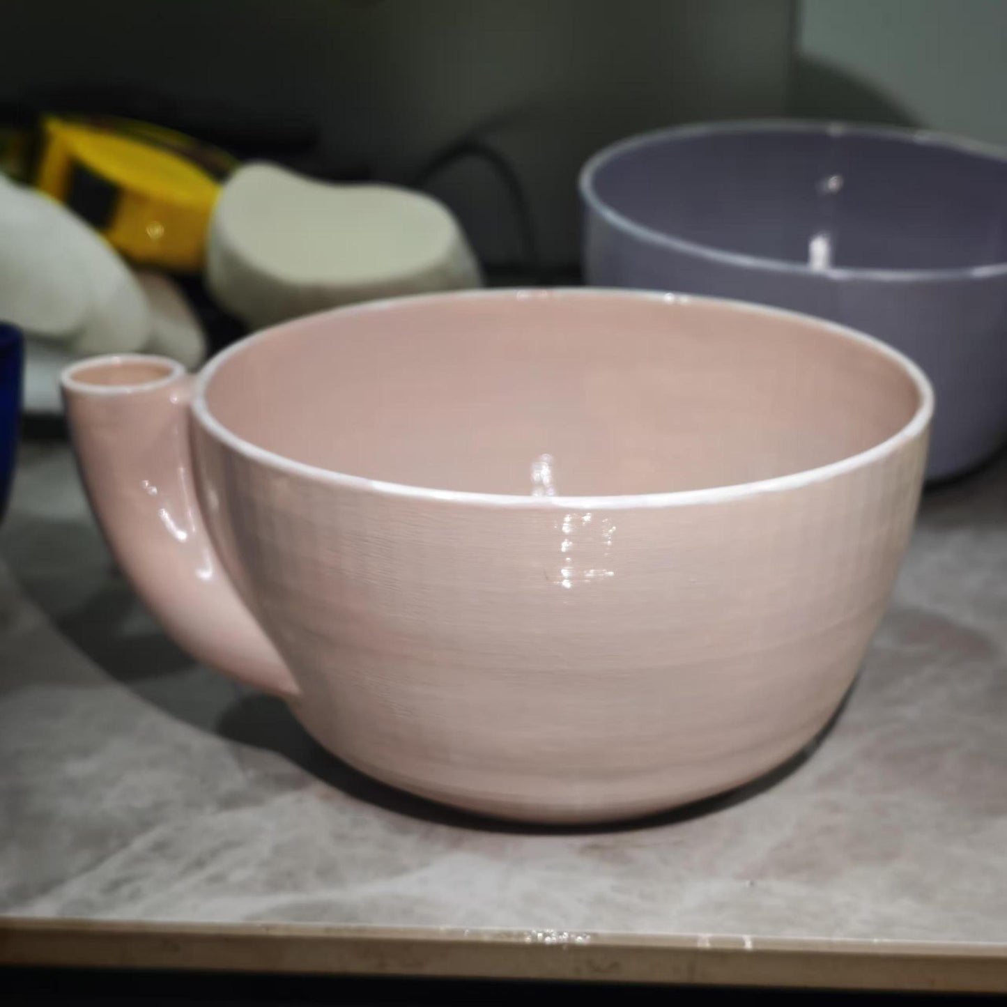 3D-printed berry vortex bowl