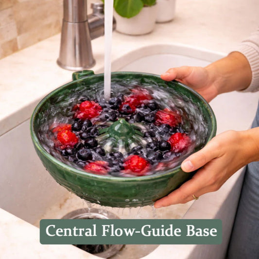 3D-printed berry vortex bowl